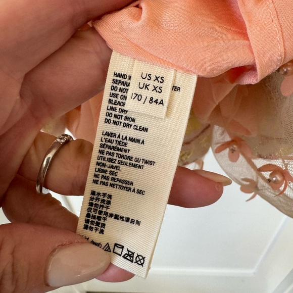 Free People Mini Babydoll Floral Dress XS - Picture 6 of 9